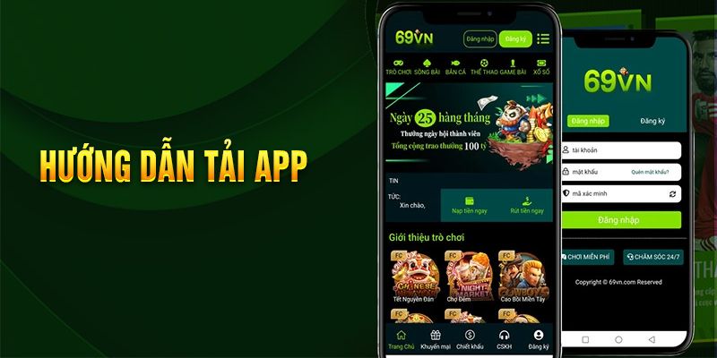 Hướng dẫn Tải app 69vn trên điện thoại